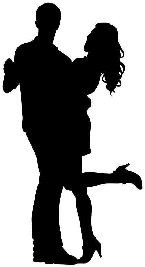 dancing silhouette clipart|dancing silhouette clip art free.